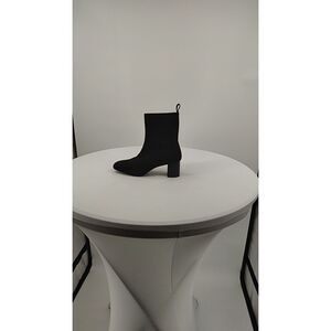 Quince Women Eco Knit Stretch Sock Bootie Black size 9